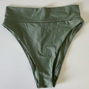 Aerie High Cut Cheeky Bikini Bottom